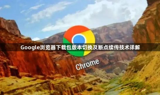 Google浏览器下载包版本切换及断点续传技术详解1