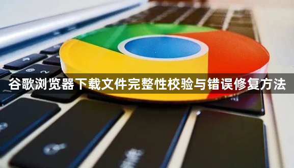 谷歌浏览器下载文件完整性校验与错误修复方法1