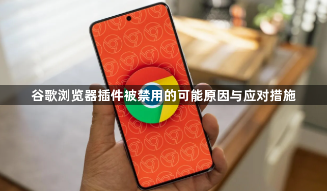 谷歌浏览器插件被禁用的可能原因与应对措施1