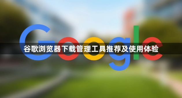 谷歌浏览器下载管理工具推荐及使用体验1