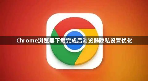 Chrome浏览器下载完成后浏览器隐私设置优化1