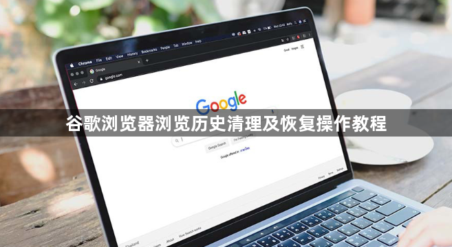 谷歌浏览器浏览历史清理及恢复操作教程1