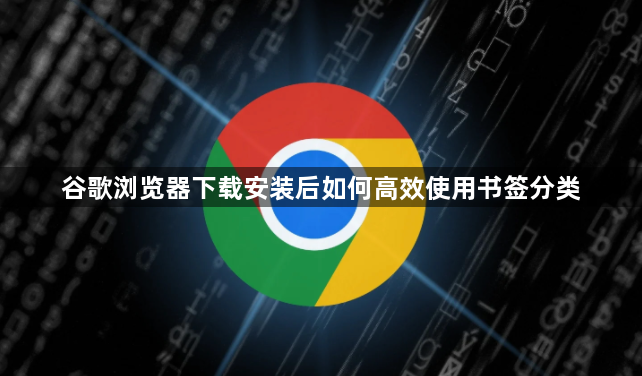 谷歌浏览器下载安装后如何高效使用书签分类1