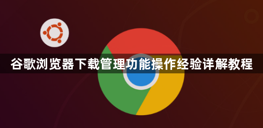 谷歌浏览器下载管理功能操作经验详解教程1