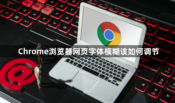 Chrome浏览器网页字体模糊该如何调节1